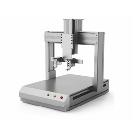Y axis stationary dispensing machine