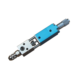 Top needle dispensing valve